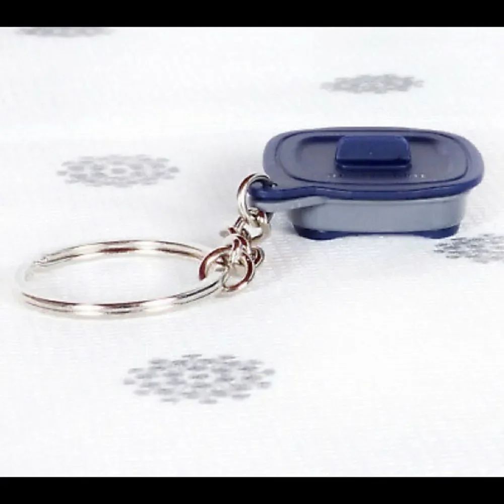 Tupperware Miniature MicroPro Grill Keychain